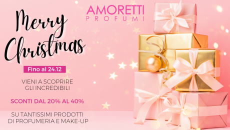 Regali dell’ultimo minuto? Da Amoretti profumerie risparmi fino a venerdì 24 dicembre!