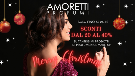 Sogni un Natale Glam?Approfitta degli sconti del 20, 30 e 40% fino a venerdì 24 dicembre!